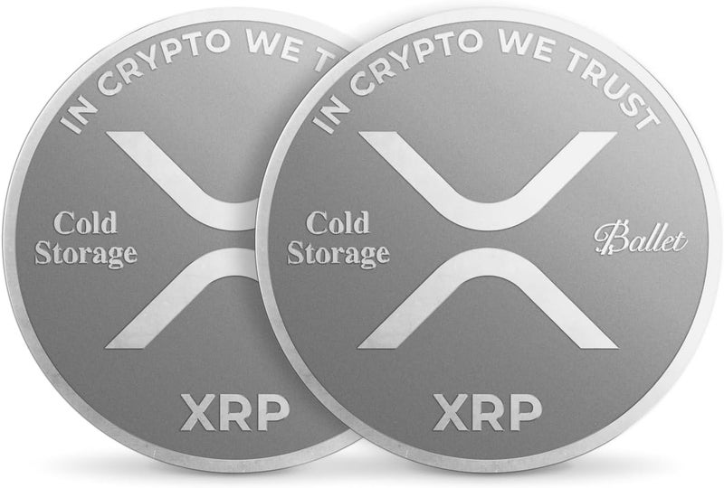 Ballet أسلوب عملة XRP - محفظة XRP كريبتو فيزيائية غير متصلة بالإنترنت (عبوة 2) - Image 1